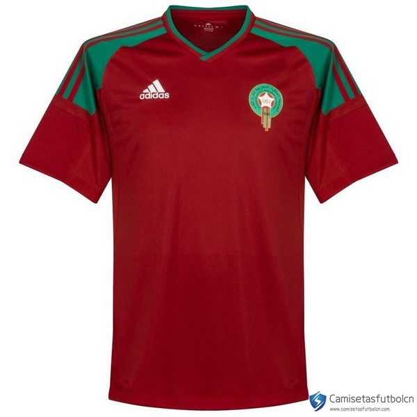 Camiseta Seleccion Marruecos Primera equipo 2018 Rojo